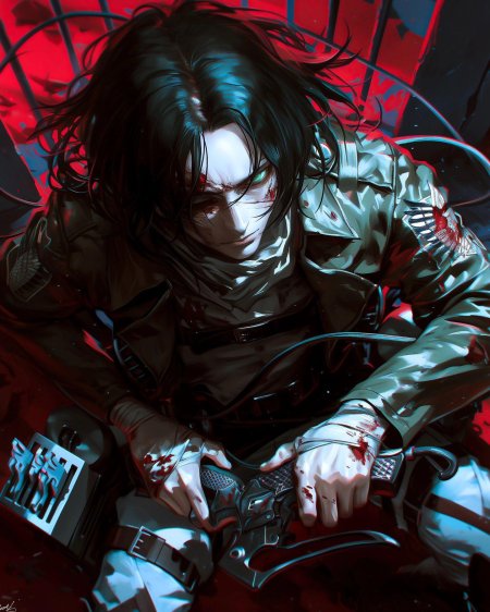 Атака титанов арты