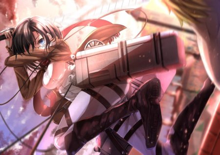 Атака титанов микаса