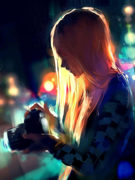 Девушка арт