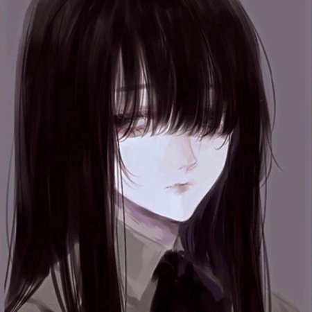 Аниме девушка грустная