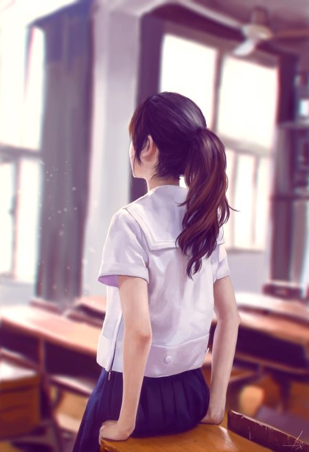 Девушка арт