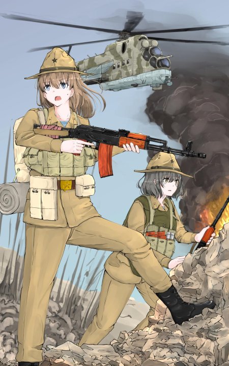 Советский солдат аниме