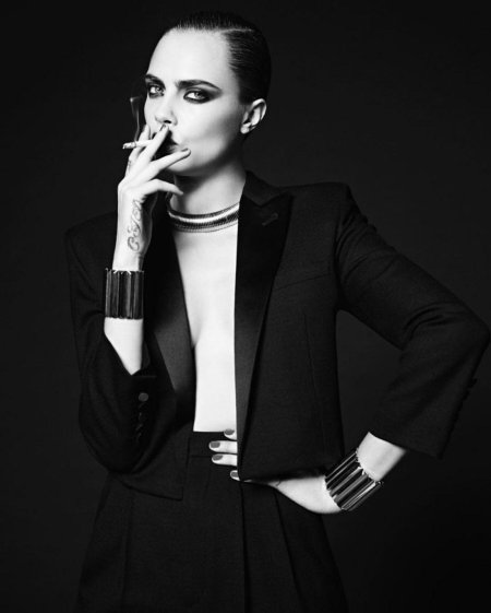 Кара делевинь ив сен лоран