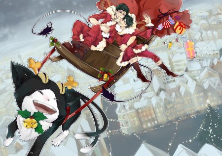 Синий экзорцист аниме новый год