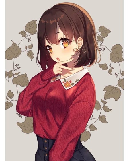 Красивая аниме девушка