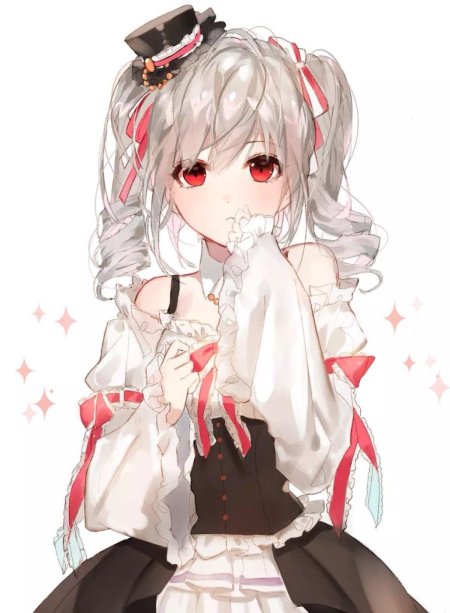 Красивая аниме девушка