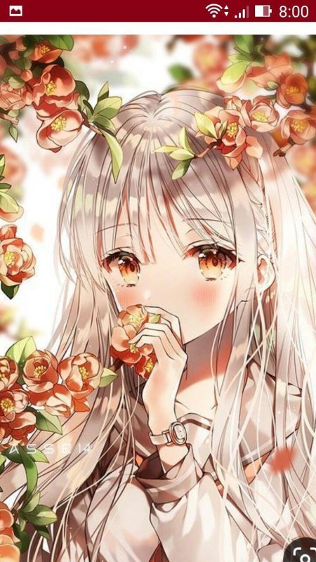 Аниме девушка красивая