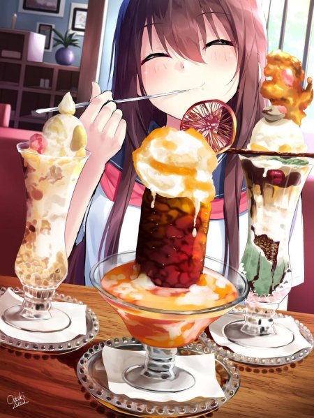 Аниме с едой