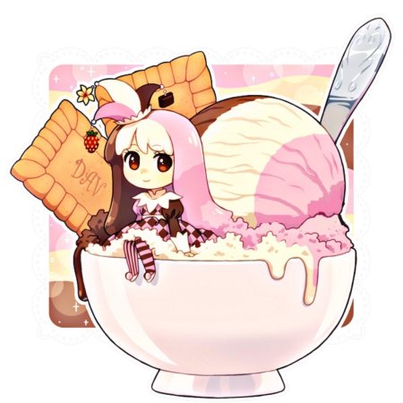 Мороженое аниме