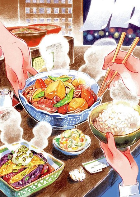 Японская еда аниме