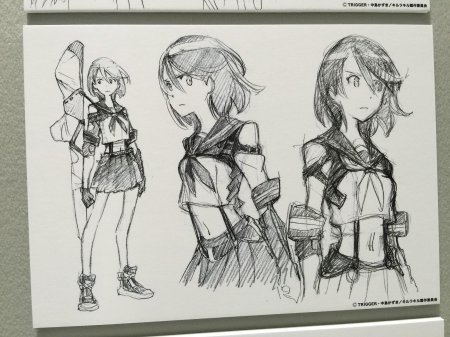 Скетчи персонажей аниме kill la kill