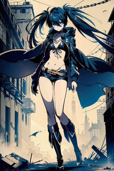 Black rock shooter аниме
