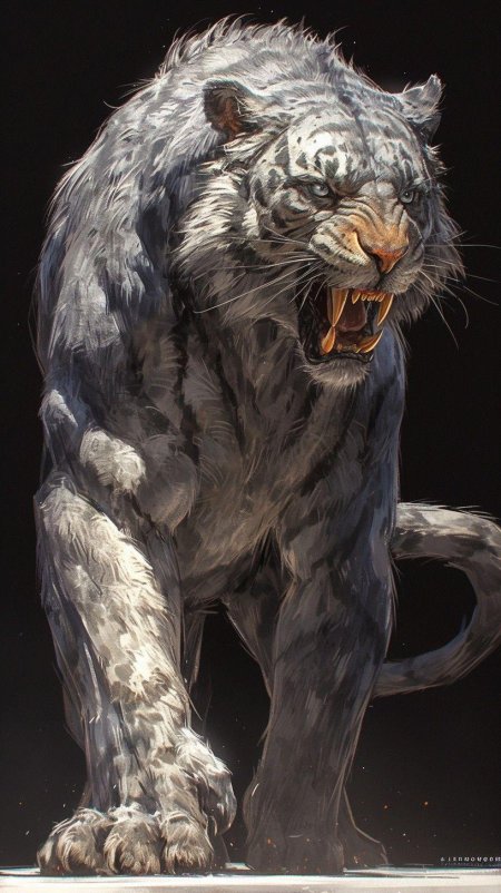 Саблезубый тигр махайрод