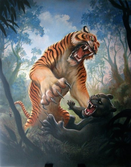 Картина с тигром