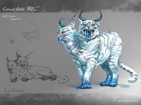 Саблезубый тигр арт