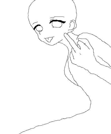 Манекен аниме для рисования