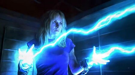 Девушка электричество