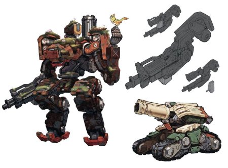 Бастион робот овервотч