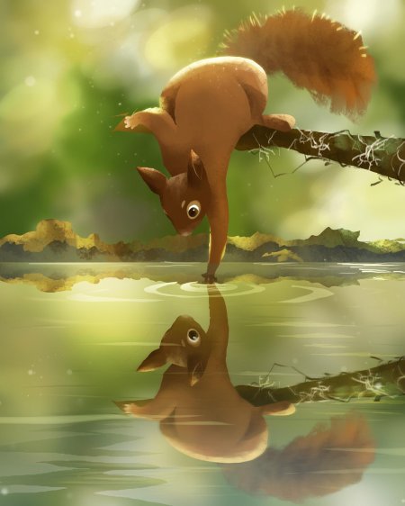 Сказочная белка