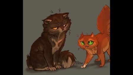 Коты воители ежевичная звезда и белка