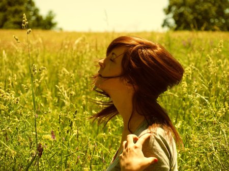 Фотосессия на лугу