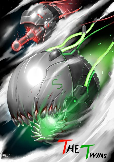 Террария арты боссов близнецы