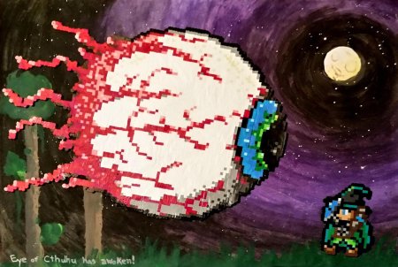 Террария глаз ктулху