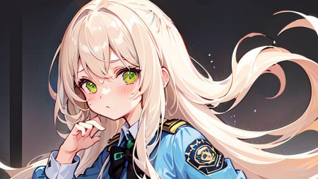 Арты девушек полицейских