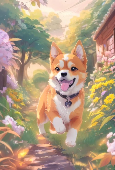 Корги аниме