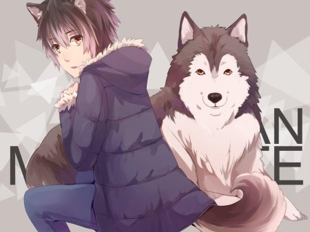 Аниме собака