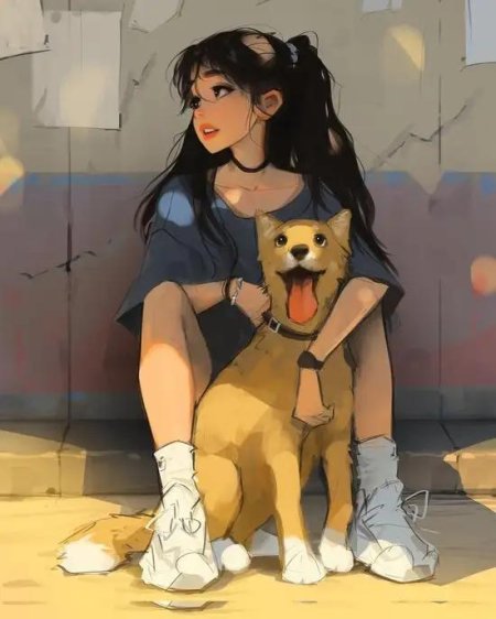 Рисунки девушек