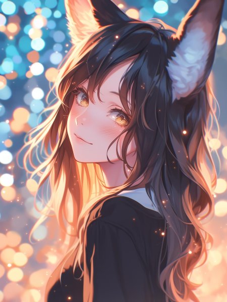 Девушка аниме арт