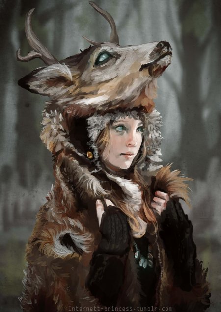 Девушка в волчьей шкуре