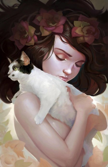 Девушка арт