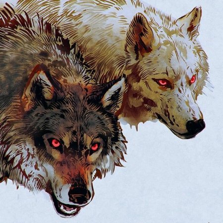 Волк арт