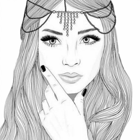 Рисунки девушек
