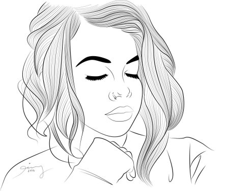 Раскраска девушек