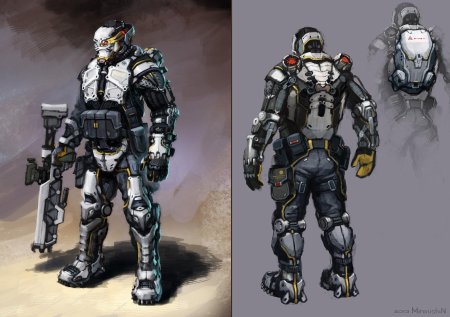 Экзокостюм sci fi