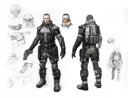 Stalker экзоскелет концепт