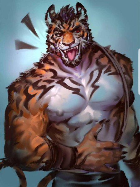 Накаченный тигр