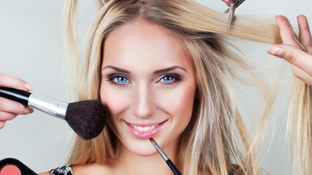 Макияж и прическа