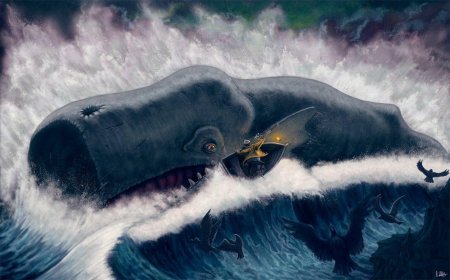 Кит кашалот моби дик