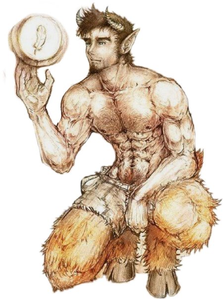 Фавн получеловек полукозёл