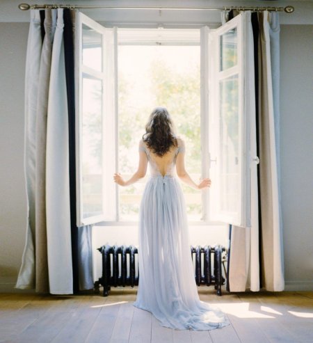 Фотосессия в белом платье