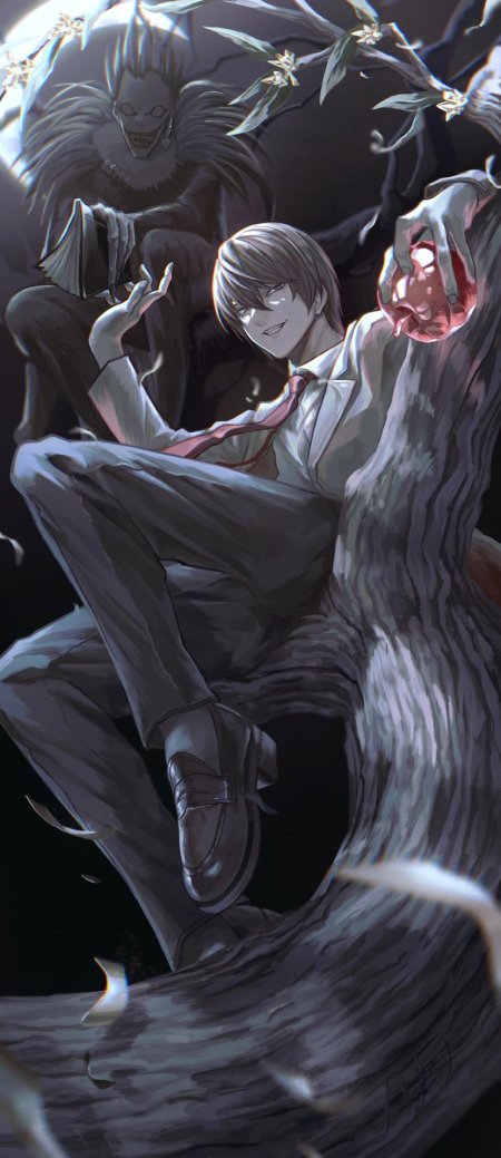 Тетрадь смерти ягами лайт и рюк