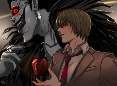 Тетрадь смерти ягами лайт и рюк