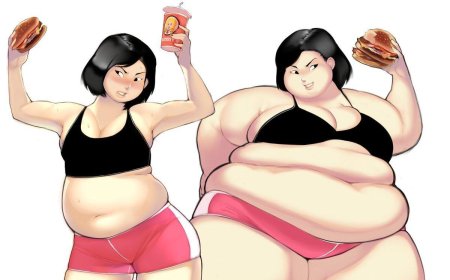 Толстая девушка аниме