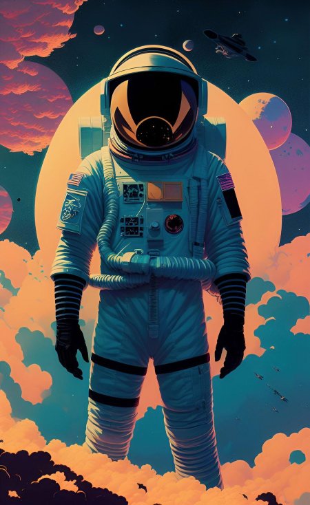 Космонавт скафандр