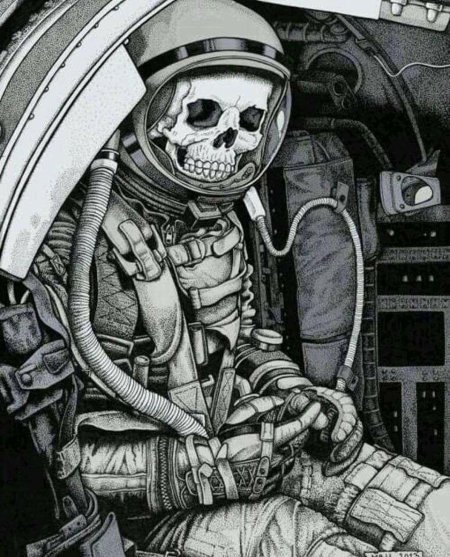 Скелет космонавт ссср