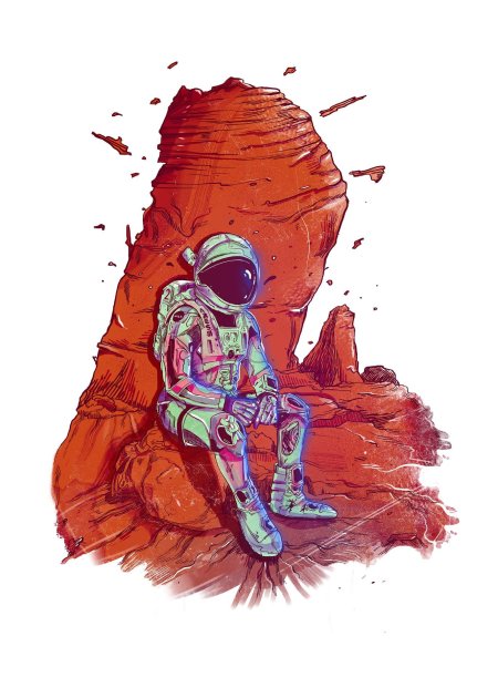 Космонавт арт